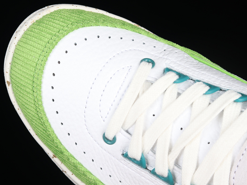 Air Jordan 2 Retro Low X Titan Sail/Safety Orange/Chlorophyll/Coconut Milk 21