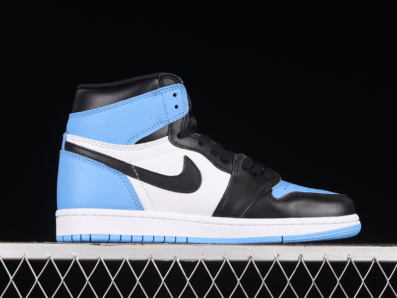 Air Jordan 1 Retro High Og Unc Toe Blue/Black/White 25