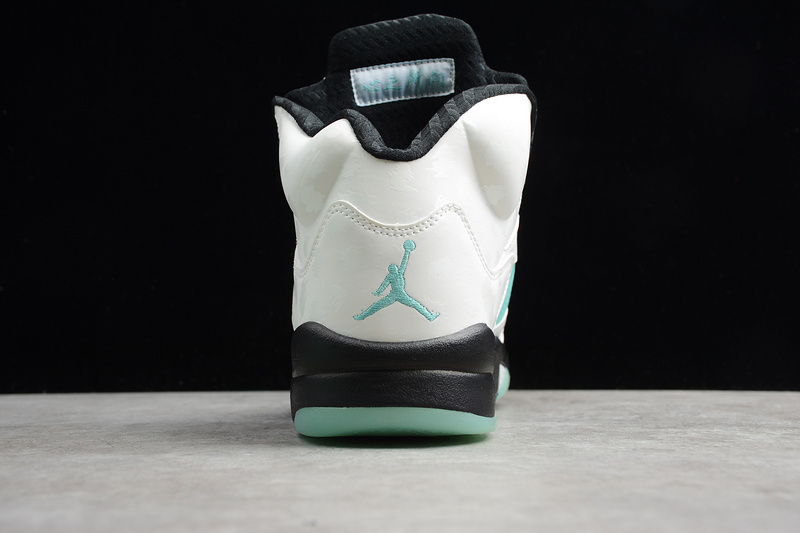 Gz Air Jordan 5 Island Green White/Black/Blue 11