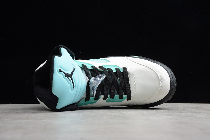 Gz Air Jordan 5 Island Green White/Black/Blue 27