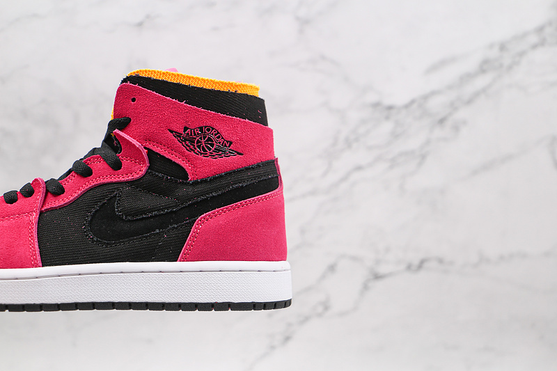 Air Jordan 1 High Zoom Comfort Fireberry/Hyper Pink/White/Black 13