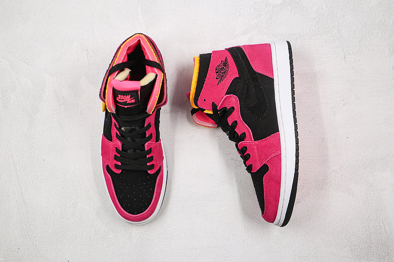 Air Jordan 1 High Zoom Comfort Fireberry/Hyper Pink/White/Black 15