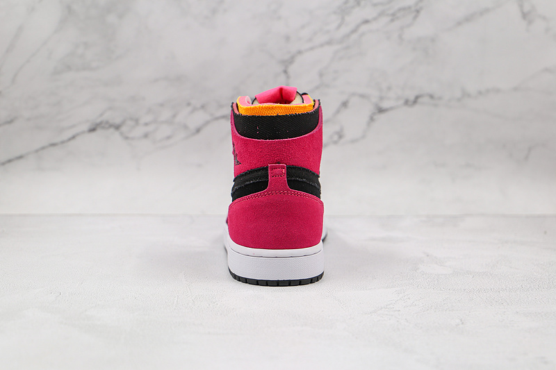 Air Jordan 1 High Zoom Comfort Fireberry/Hyper Pink/White/Black 17