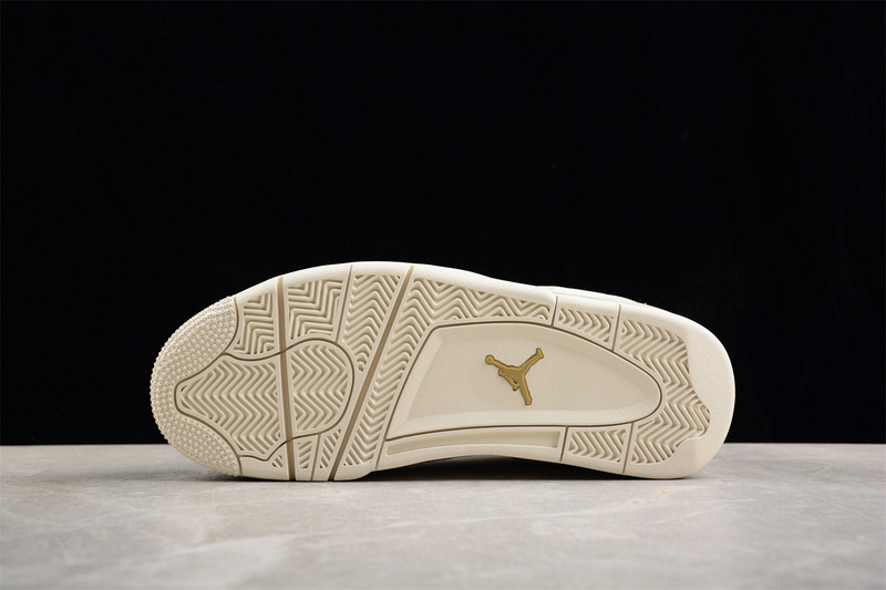 Wmns Air Jordan 4 Retro Sail/Metallic Gold/Black 19