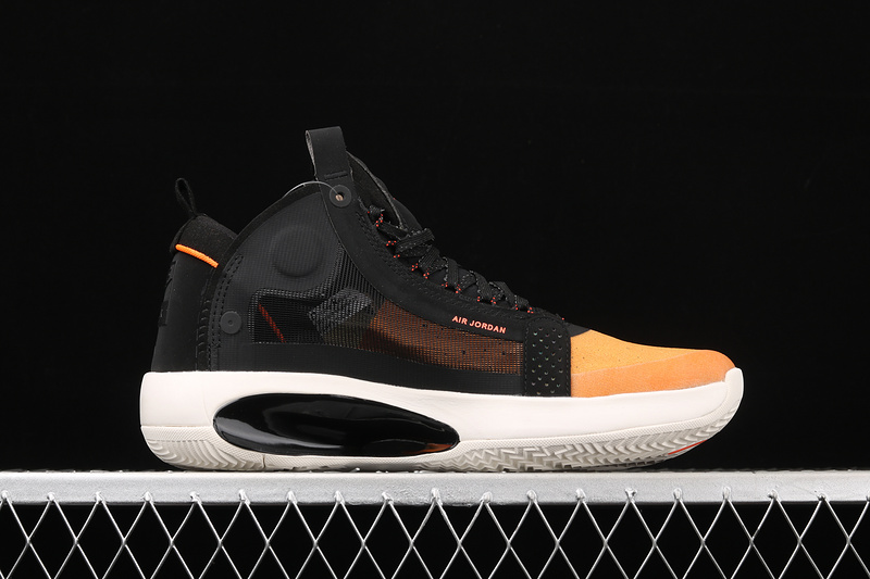 Air Jordan 34 Pf Amber Rise/Metallic Silver-Black 9