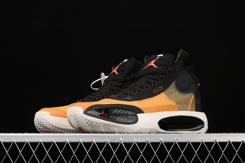 Air Jordan 34 Pf Amber Rise/Metallic Silver-Black 17