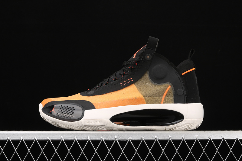 Air Jordan 34 Pf Amber Rise/Metallic Silver-Black 23