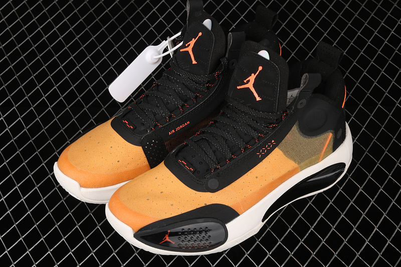 Air Jordan 34 Pf Amber Rise/Metallic Silver-Black 29