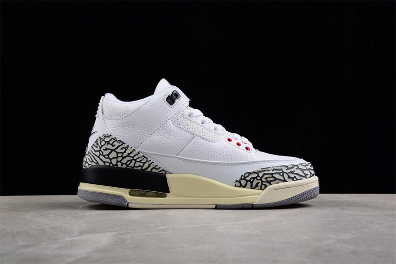 Air Jordan 3 Retro Summit White/Fire Red/Black/Cement Grey 7