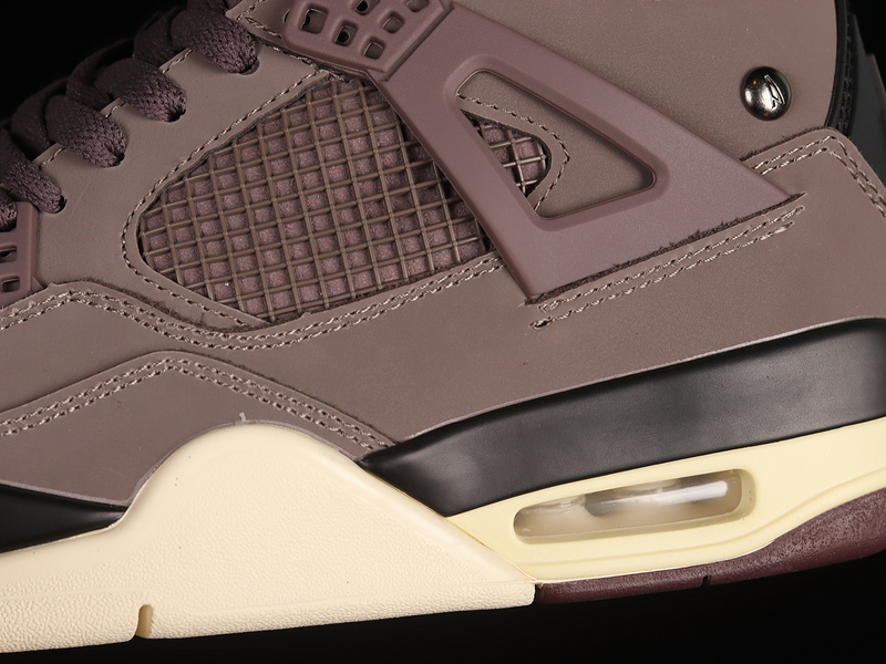 A Ma Maniére Air Jordan 4 Retro Violet Ore/Medium Ash/Black/Muslin/Burgundy Crus 7