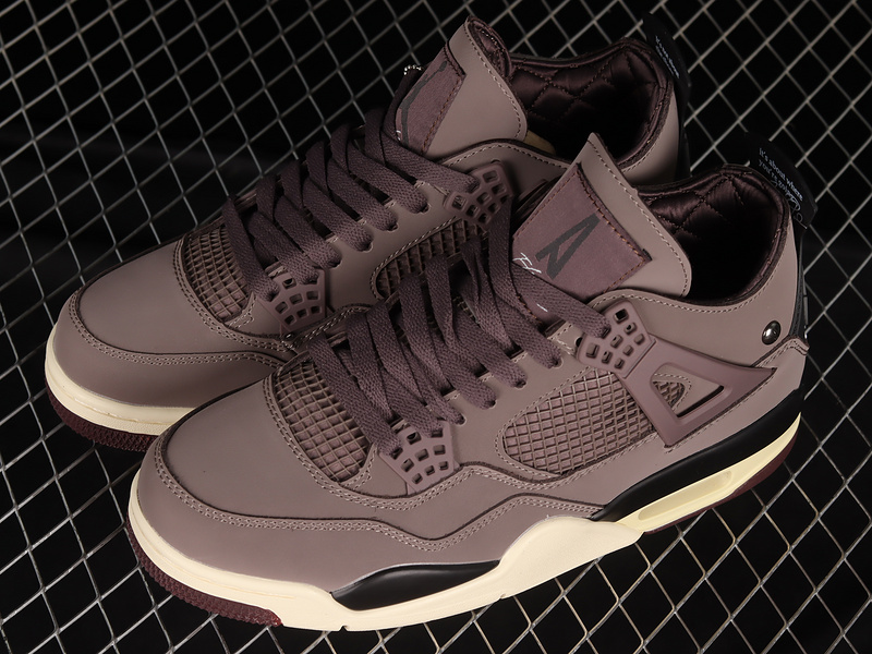 A Ma Maniére Air Jordan 4 Retro Violet Ore/Medium Ash/Black/Muslin/Burgundy Crus 25