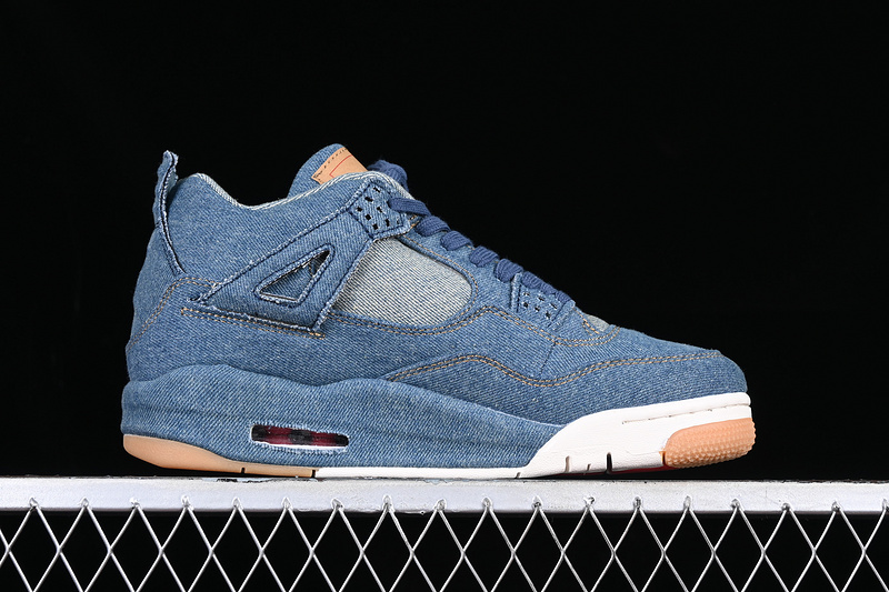 Levi S X Air Jordan 4 Denim Aj4 Blue/Grey/White 7