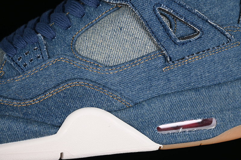 Levi S X Air Jordan 4 Denim Aj4 Blue/Grey/White 13