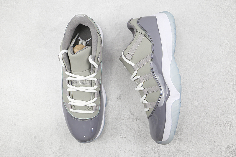 Air Jordan 11 Retro Low Bg Medium Grey/White-Gunsmoke 7