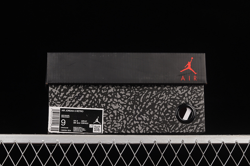 Air Jordan 3 Retro Wolf Grey/Black/White 27