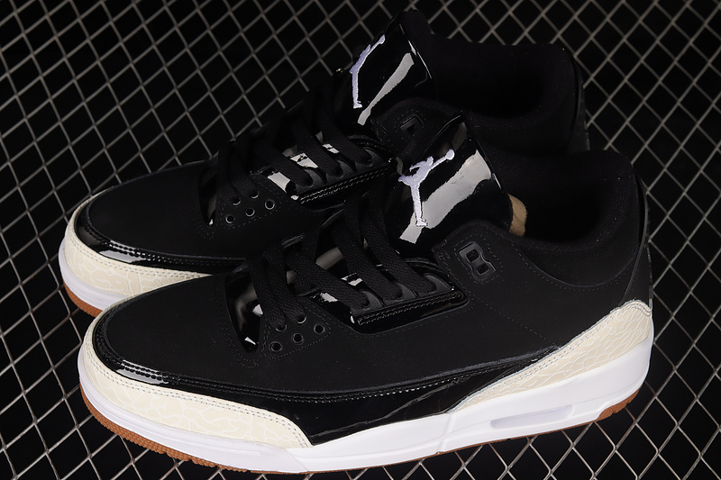 Air Jordan 3 Retro Black/White/Black 9