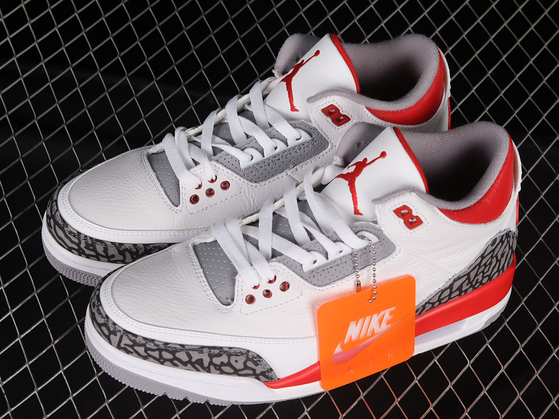 Air Jordan 3 Retro 2022 White/Fire Red/Cement Grey/Black 17