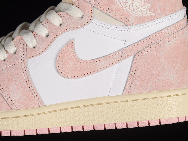 Wmns Air Jordan 1 Retro High Og Washed Pink Atmosphere/White/Muslin/Sail 5