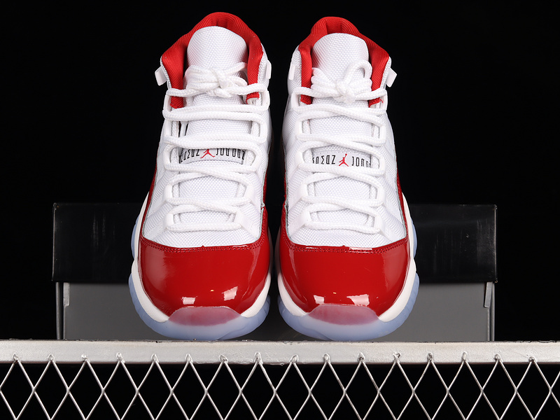 Air Jordan 11 Gs Cherry White/Varsity Red-Black 25