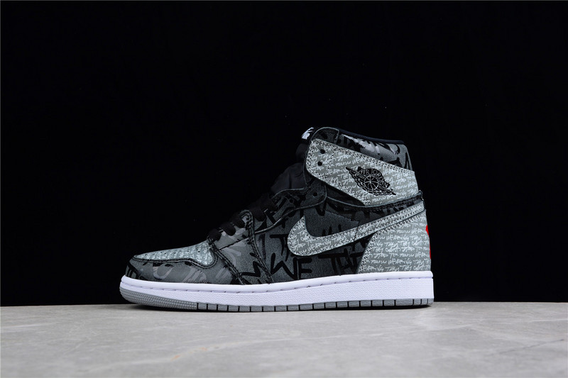 Air Jordan 1 High Og Rebellionaire Black/White/Particle Grey 9