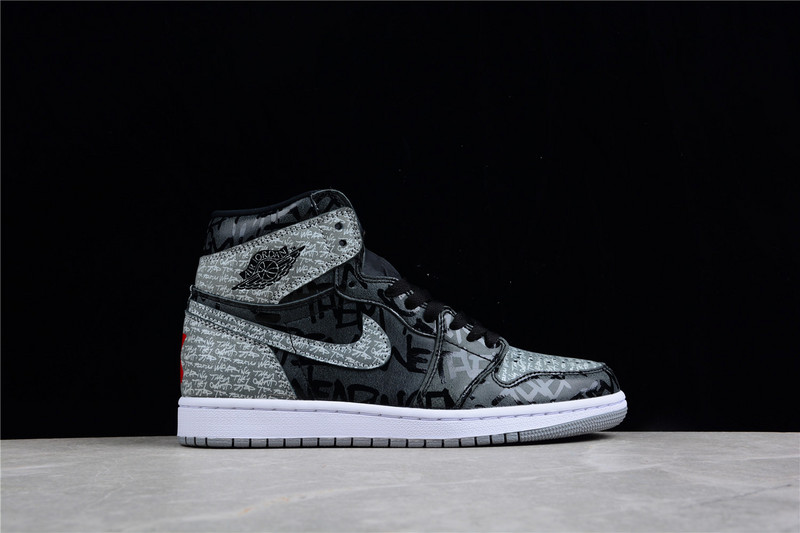 Air Jordan 1 High Og Rebellionaire Black/White/Particle Grey 13