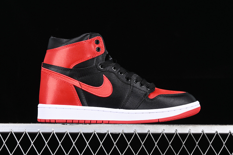 Air Jordan 1 High Og Satin Bred White/Black/Red 23