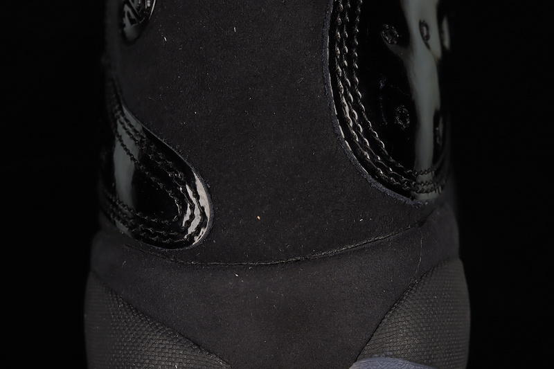 Air Jordan 13 Retro Cap And Gown Black/Black/Black 15