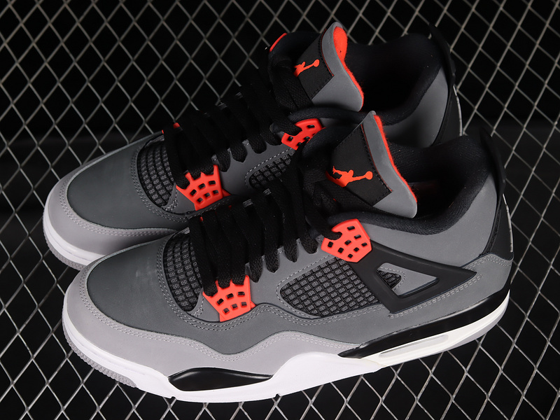 Air Jordan 4 Retro Dark Grey/Infrared 23/Black/Cement Grey 19