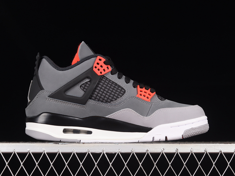 Air Jordan 4 Retro Dark Grey/Infrared 23/Black/Cement Grey 25