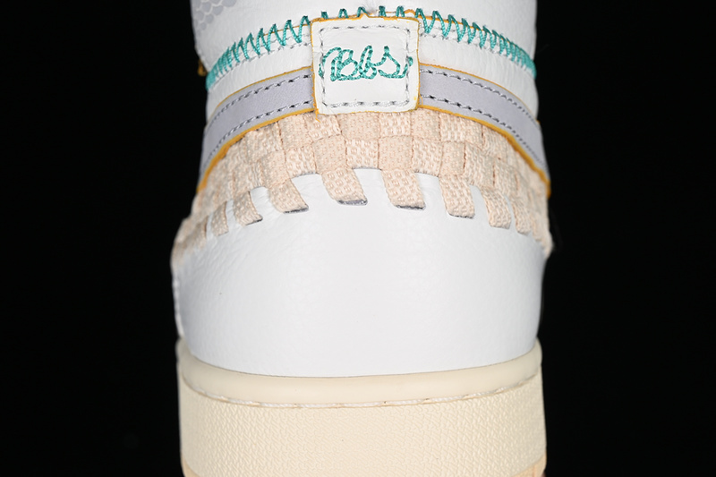 Union Air Jordan 1 High Og Woven White/Grey/Yellow 9