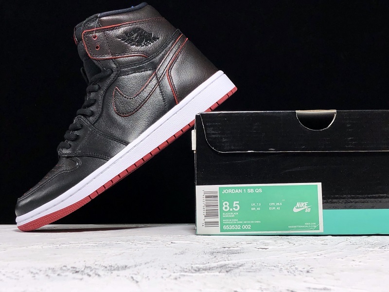 Get Air Jordan 1 Sb Lance Mountain Black/Red Black/Royal 17