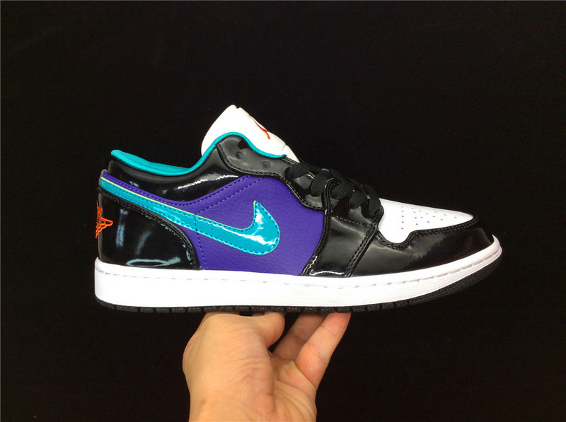 Air Jordan 1 Retro Low Black/Blue/White 19