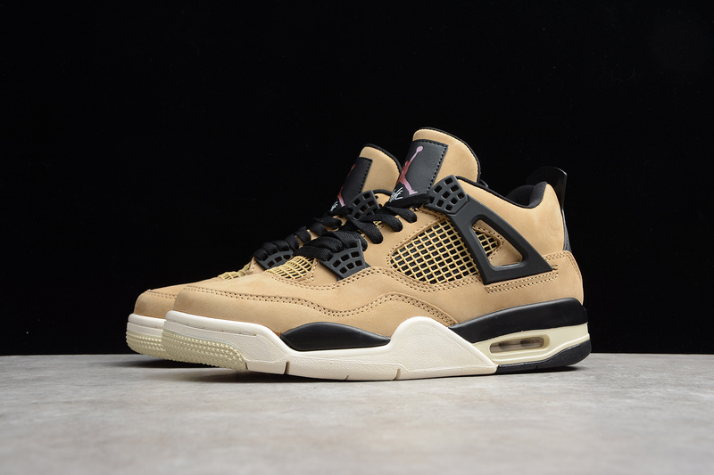 St Air Jordan 4 Retro Fossil Mushrom/Black-Fossil-Pale Ivory 13