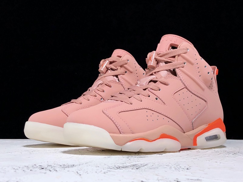 Get Air Jordan 6 Retro Aleali May Rust Pink/Bright Crimson 9