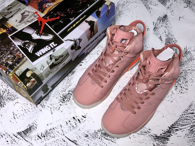 Get Air Jordan 6 Retro Aleali May Rust Pink/Bright Crimson 17