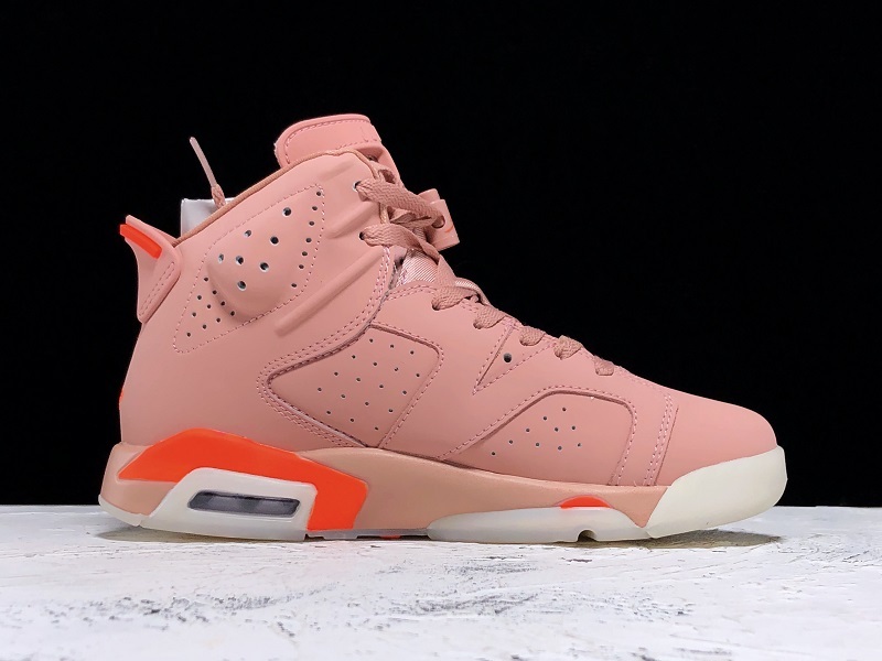 Get Air Jordan 6 Retro Aleali May Rust Pink/Bright Crimson 19