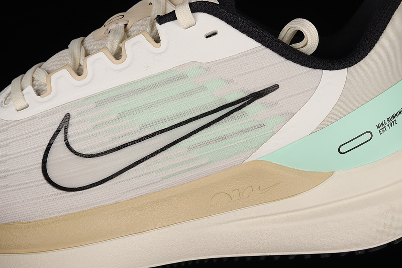 Air Zoom Winflo 9 Light Grey/Beige-Light Green 3