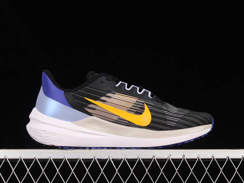 Air Winflo 9 Black/Off Noir/Lapis/Yellow Ochre 7