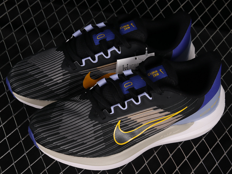 Air Winflo 9 Black/Off Noir/Lapis/Yellow Ochre 25