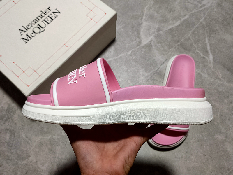 Alexander Mcqueen Hybrid Signature Slides Pink/Pink/White 7