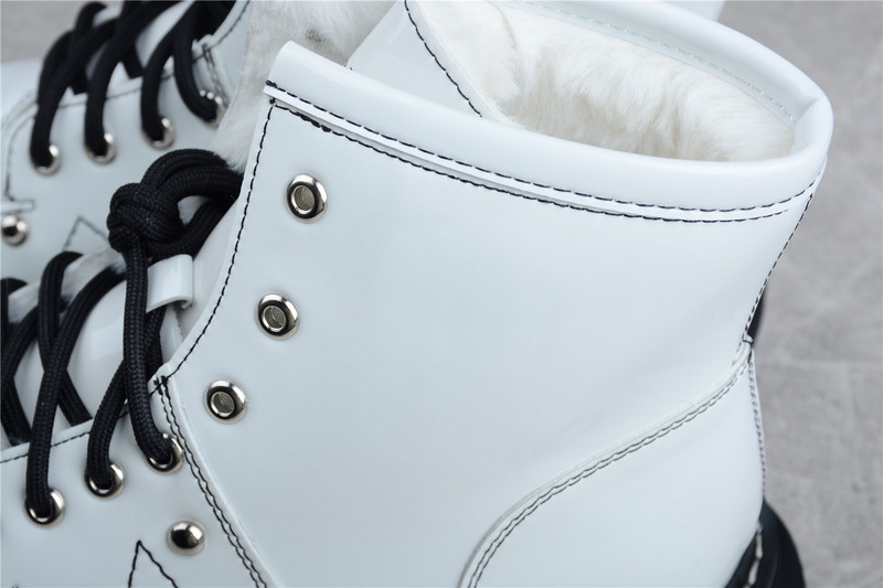 Alexander Mcqueen Boots High White/White/Black 15