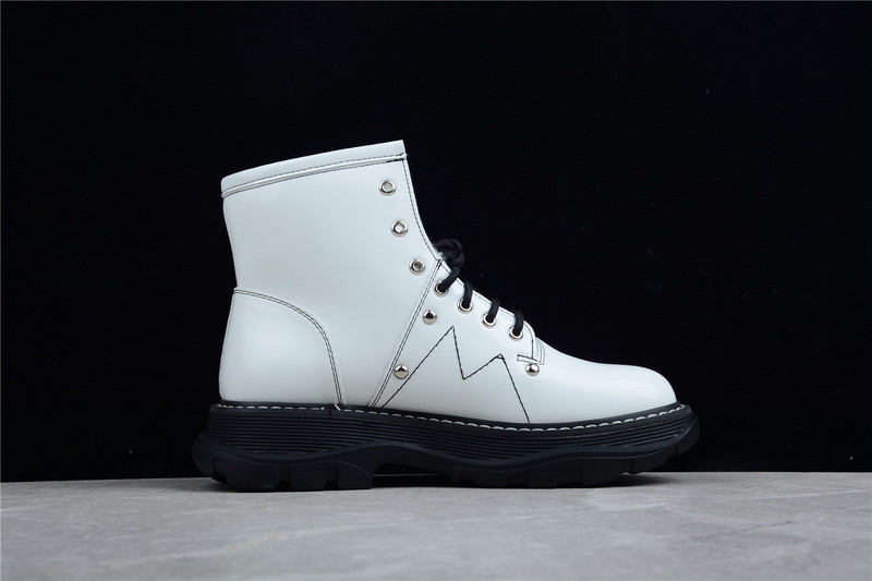 Alexander Mcqueen Boots High White/White/Black 23