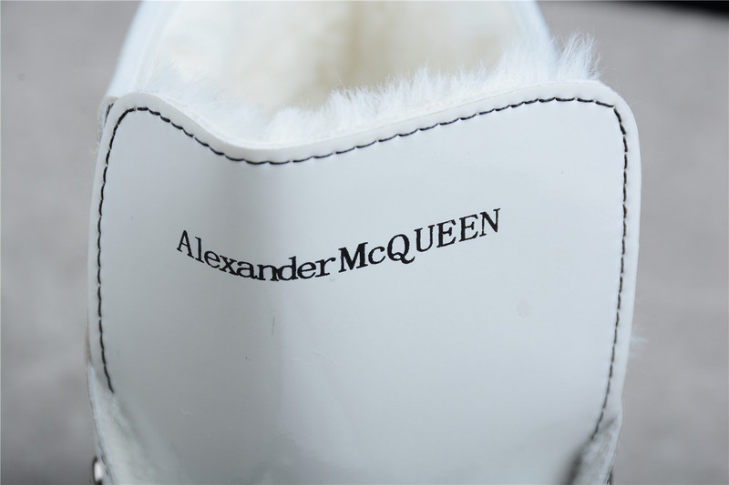 Alexander Mcqueen Boots High White/White/Black 27