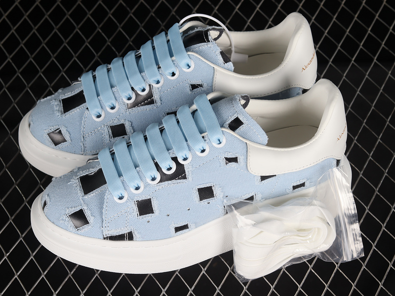 Alexander Mcqueen White/Blue/Black 15