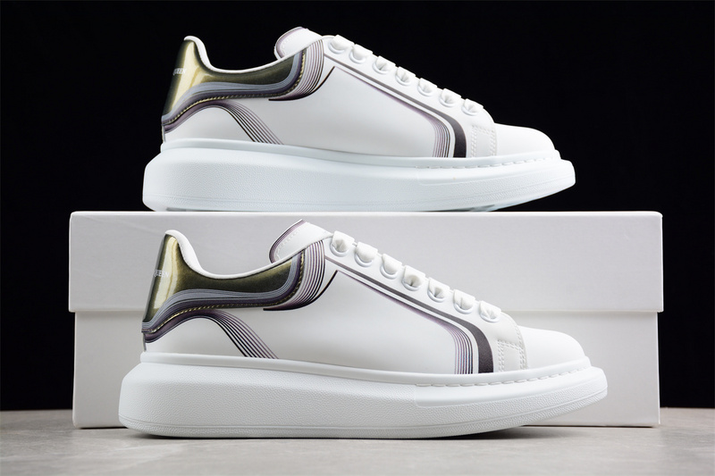 Alexander Mcqueen White/Black/Grey/Green 5