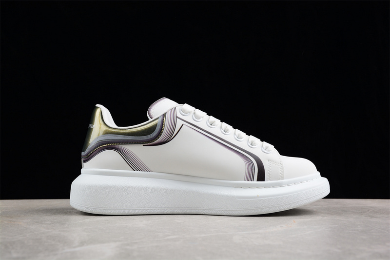 Alexander Mcqueen White/Black/Grey/Green 7