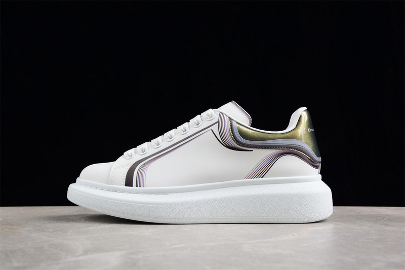 Alexander Mcqueen White/Black/Grey/Green 19