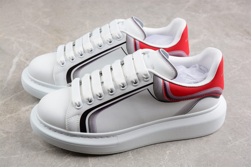 Alexander Mcqueen White/Black/Grey/Red 5