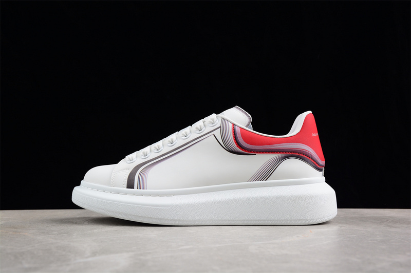 Alexander Mcqueen White/Black/Grey/Red 25