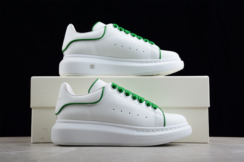 Alexander Mcqueen Shoes White/White/Green 27